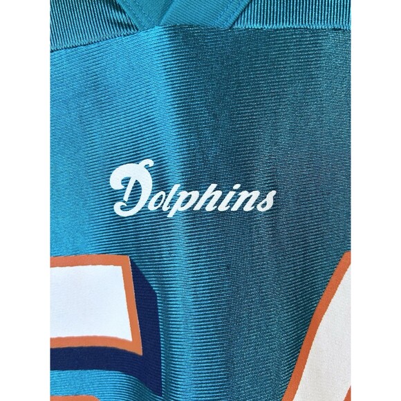Vintage Y2K Zach Thomas #54 Miami Dolphins NFL Football Jersey Size L VTG - Picture 6 of 13